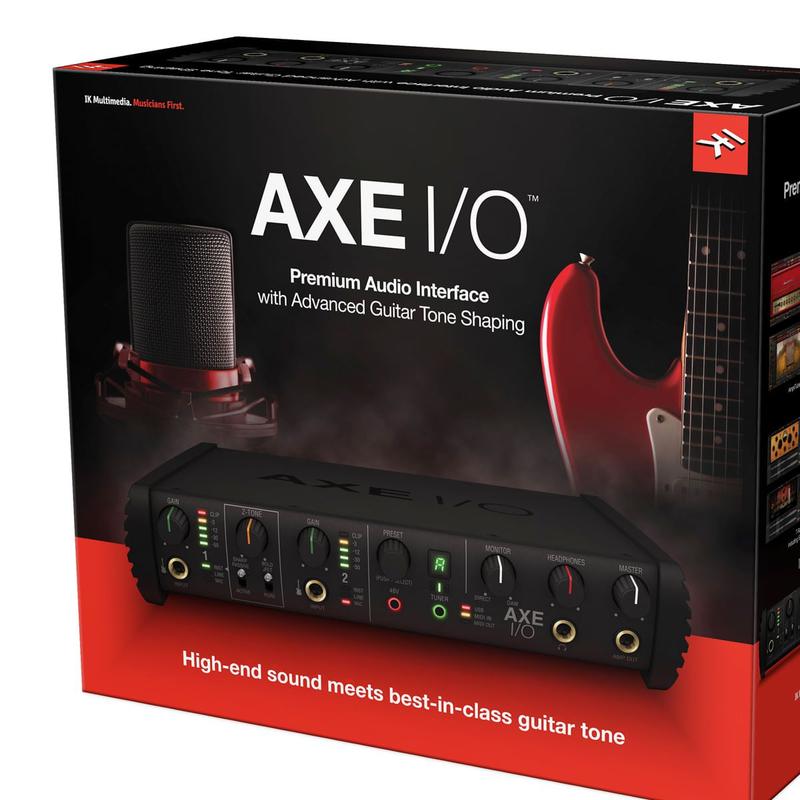 Interface ik multimedia axe i/o premium 2 canais para guitarra